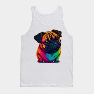 Pug Portrait Tank Top